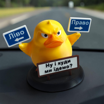 Декоративна качка ліво - право, Ну і куди ми їдемо?