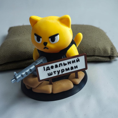 Декоративний котик на панель авто Мурррчик, Ідеальний штурман